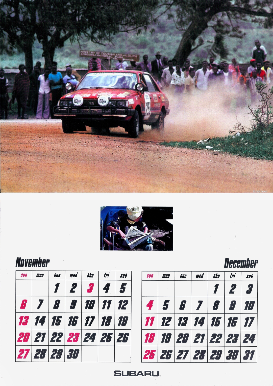 a57Ns 1983 SUBARU IN SAFARI RALLY J_[(9)